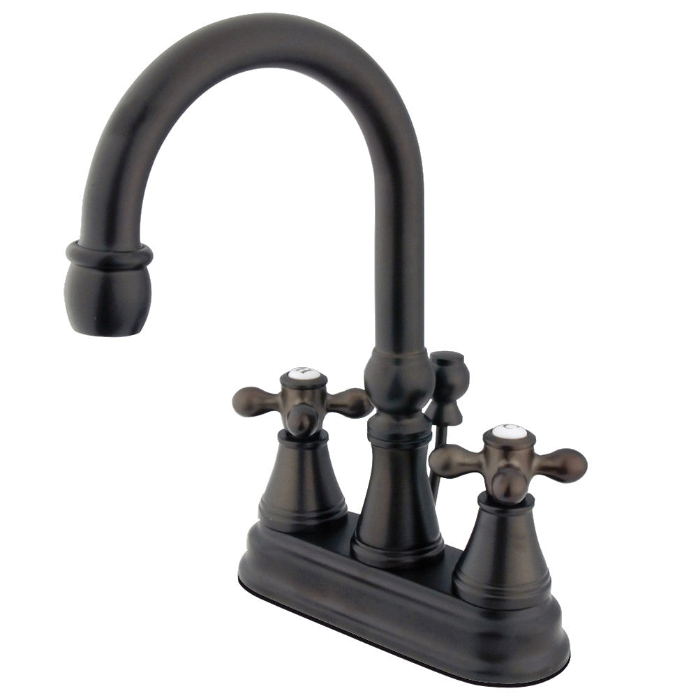 Kingston Brass KS2615AX 4 in. Centerset Bathroom Faucet, Oil Rubbed Bronze - BNGBath