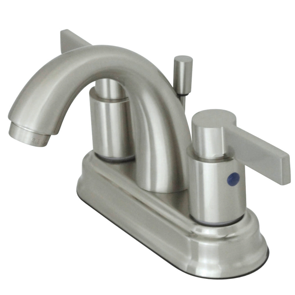 Kingston Brass KB8618NDL 4 in. Centerset Bathroom Faucet, Brushed Nickel - BNGBath