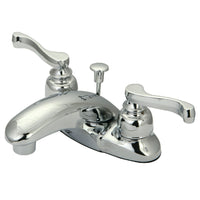 Thumbnail for Kingston Brass KB621FL 4 in. Centerset Bathroom Faucet, Polished Chrome - BNGBath