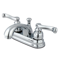 Thumbnail for Kingston Brass KB5601FL 4 in. Centerset Bathroom Faucet, Polished Chrome - BNGBath