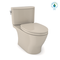 Thumbnail for TOTO Nexus 1G Two-Piece Elongated 1.0 GPF Universal Height Toilet with CEFIONTECT and SS124 SoftClose Seat,  WASHLET+ Ready,  - MS442124CUFG#03 - BNGBath