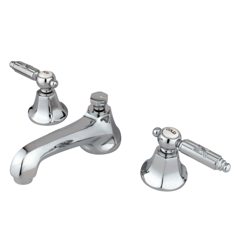 Kingston Brass KS4461GL 8 in. Widespread Bathroom Faucet, Polished Chrome - BNGBath