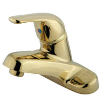 Thumbnail for Kingston Brass KB542LP Single-Handle 4 in. Centerset Bathroom Faucet, Polished Brass - BNGBath