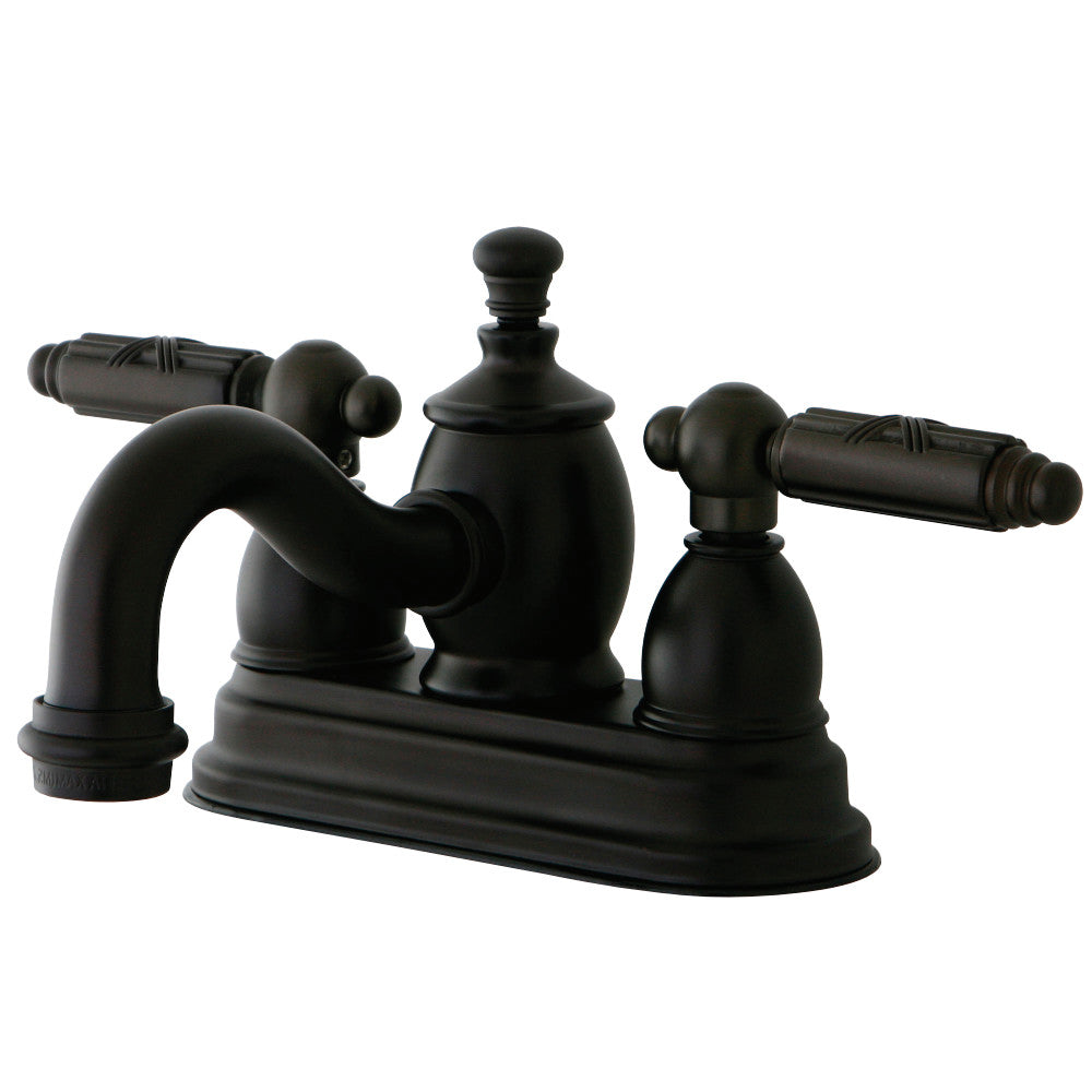 Kingston Brass KS7105GL 4 in. Centerset Bathroom Faucet, Oil Rubbed Bronze - BNGBath