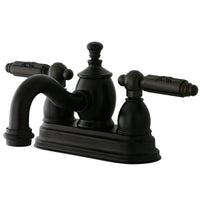 Thumbnail for Kingston Brass KS7105GL 4 in. Centerset Bathroom Faucet, Oil Rubbed Bronze - BNGBath