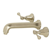 Thumbnail for Kingston Brass KS4128BL Wall Mount Bathroom Faucet, Brushed Nickel - BNGBath