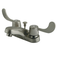 Thumbnail for Kingston Brass GKB188 4 in. Centerset Bathroom Faucet, Brushed Nickel - BNGBath