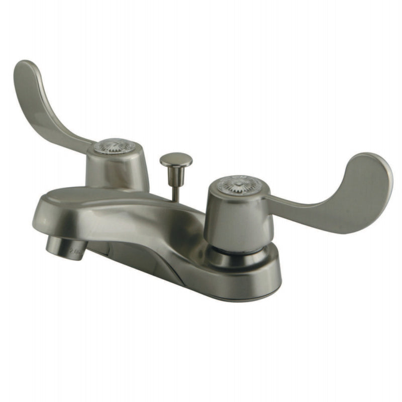 Kingston Brass GKB188 4 in. Centerset Bathroom Faucet, Brushed Nickel - BNGBath