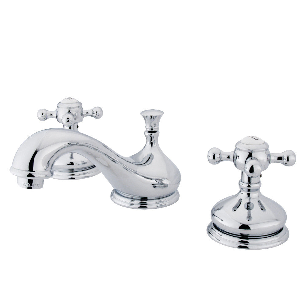 Kingston Brass KS1161BX 8 in. Widespread Bathroom Faucet, Polished Chrome - BNGBath
