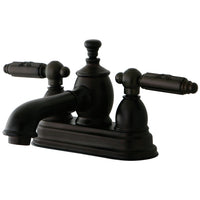 Thumbnail for Kingston Brass KS7005GL 4 in. Centerset Bathroom Faucet, Oil Rubbed Bronze - BNGBath