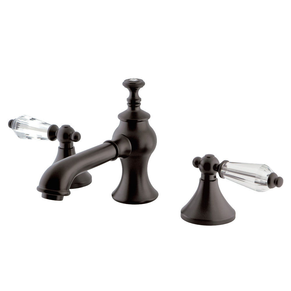 Kingston Brass KC7065WLL 8 in. Widespread Bathroom Faucet, Oil Rubbed Bronze - BNGBath