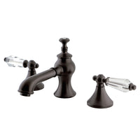 Thumbnail for Kingston Brass KC7065WLL 8 in. Widespread Bathroom Faucet, Oil Rubbed Bronze - BNGBath