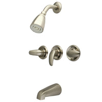 Thumbnail for Kingston Brass KB6238LL Legacy Tub & Shower Faucet, Brushed Nickel - BNGBath