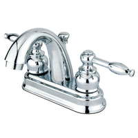 Thumbnail for Kingston Brass GKB5611KL 4 in. Centerset Bathroom Faucet, Polished Chrome - BNGBath