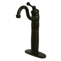 Thumbnail for Kingston Brass KB1425BL Vessel Sink Faucet, Oil Rubbed Bronze - BNGBath