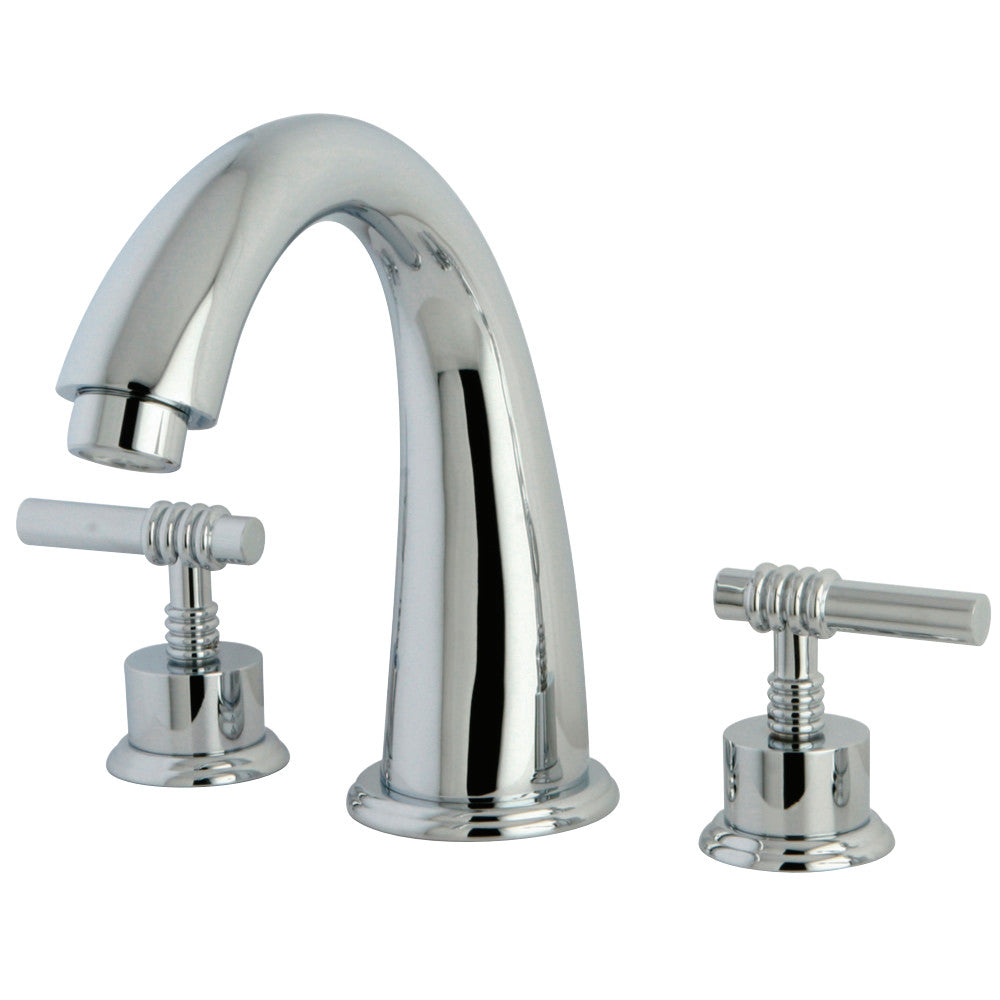 Kingston Brass KS2361ML Roman Tub Faucet, Polished Chrome - BNGBath