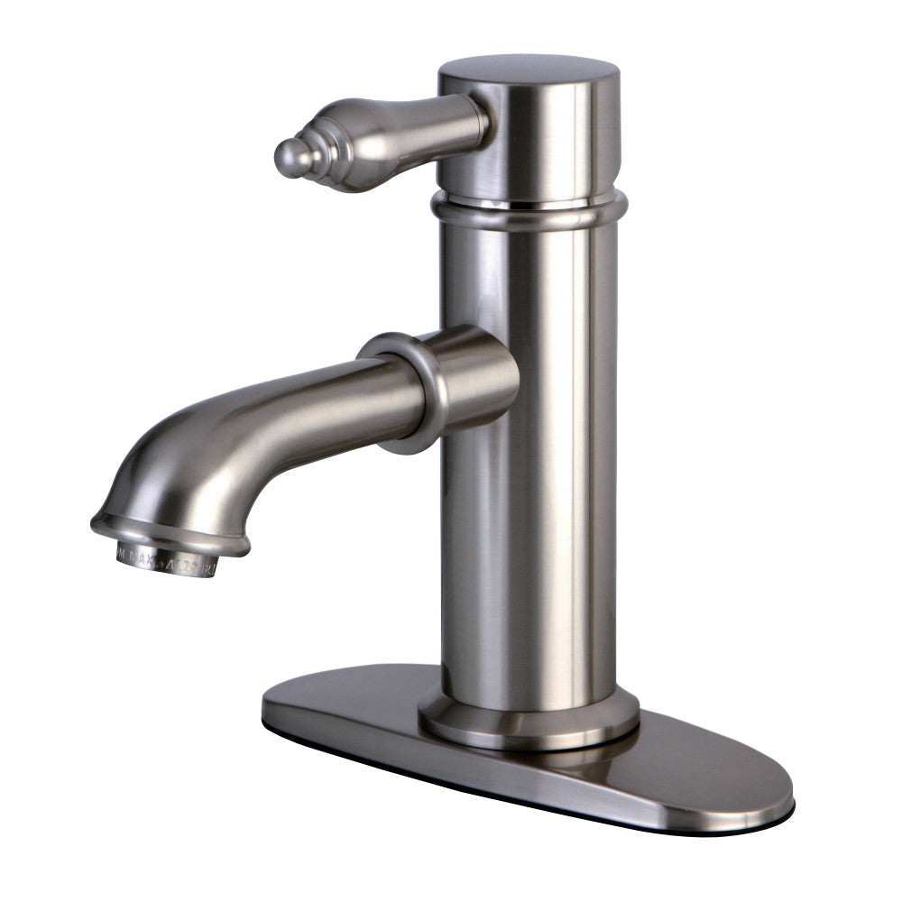 Kingston Brass KS7418AL Paris Single-Handle Bathroom Faucet, Brushed Nickel - BNGBath