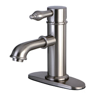 Thumbnail for Kingston Brass KS7418AL Paris Single-Handle Bathroom Faucet, Brushed Nickel - BNGBath