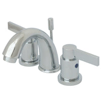 Thumbnail for Kingston Brass KB8911NDL NuvoFusion Widespread Bathroom Faucet, Polished Chrome - BNGBath