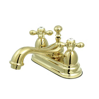Thumbnail for Kingston Brass KS3602AX 4 in. Centerset Bathroom Faucet, Polished Brass - BNGBath