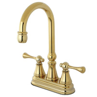 Thumbnail for Kingston Brass KS2492BL Bar Faucet, Polished Brass - BNGBath