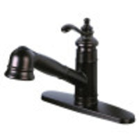 Thumbnail for Gourmetier GSC7575TL Templeton Single-Handle Pull-Out Kitchen Faucet, Oil Rubbed Bronze - BNGBath