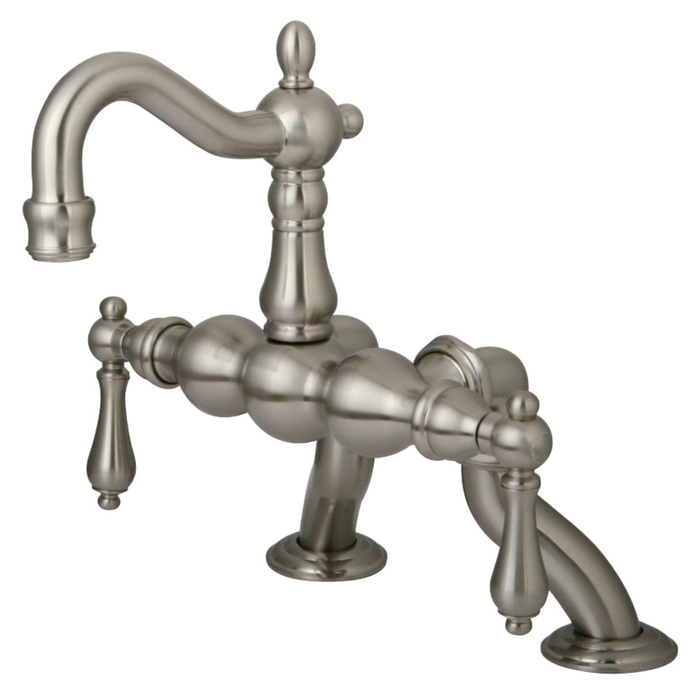 Kingston Brass CC2001T8 Vintage Clawfoot Tub Faucet, Brushed Nickel - BNGBath