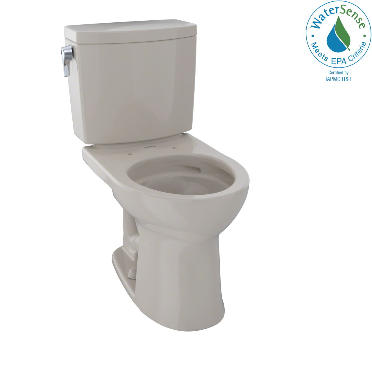 TOTO Drake II 1G Two-Piece Round 1.0 GPF Universal Height Toilet with CeFiONtect,  - CST453CUFG#03 - BNGBath