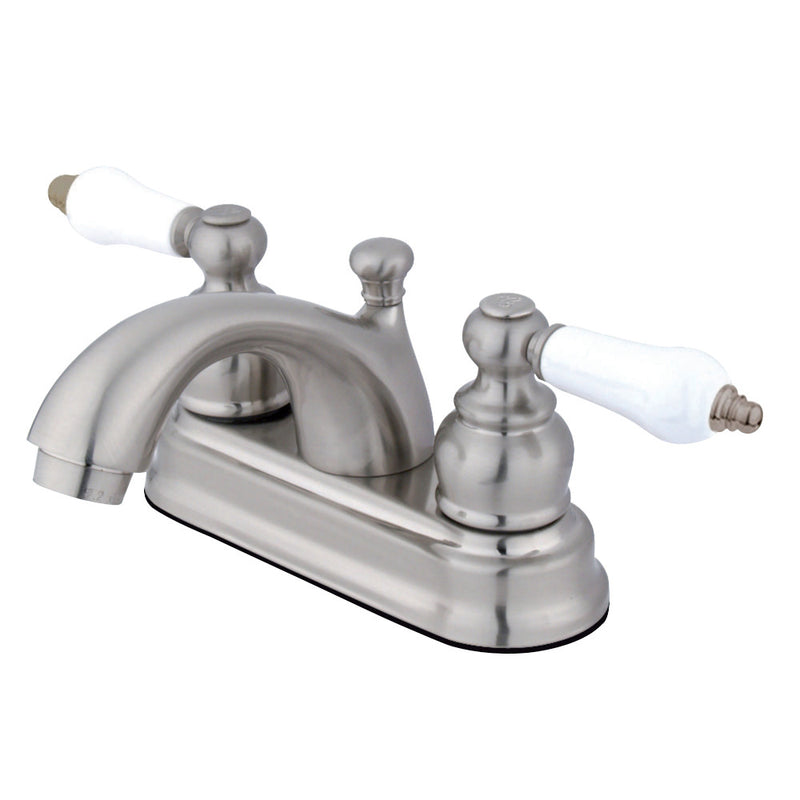 Kingston Brass KB2608PL 4 in. Centerset Bathroom Faucet, Brushed Nickel - BNGBath
