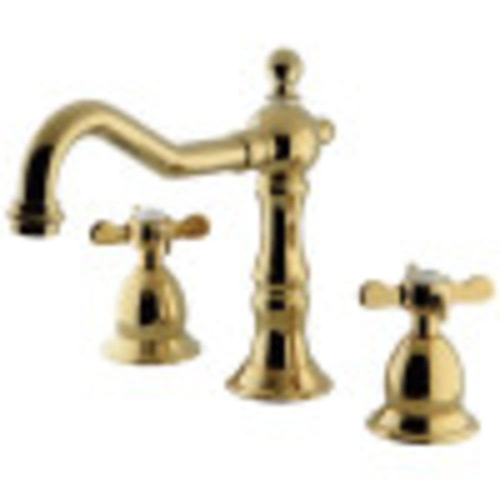 Kingston Brass KS1972BEX 8 in. Widespread Bathroom Faucet, Polished Brass - BNGBath