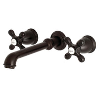 Thumbnail for Kingston Brass KS7025AX English Country Wall Mount Roman Tub Faucet, Oil Rubbed Bronze - BNGBath