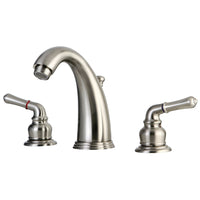 Thumbnail for Kingston Brass GKB988 Widespread Bathroom Faucet, Brushed Nickel - BNGBath