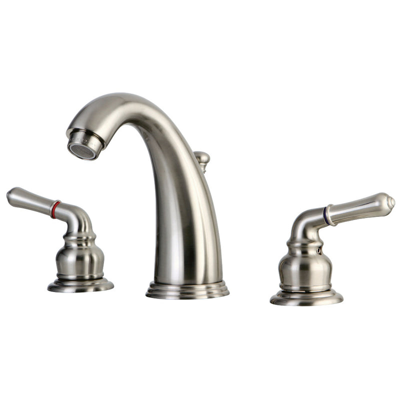 Kingston Brass GKB988 Widespread Bathroom Faucet, Brushed Nickel - BNGBath