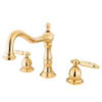 Thumbnail for Kingston Brass KS1972GL 8 in. Widespread Bathroom Faucet, Polished Brass - BNGBath