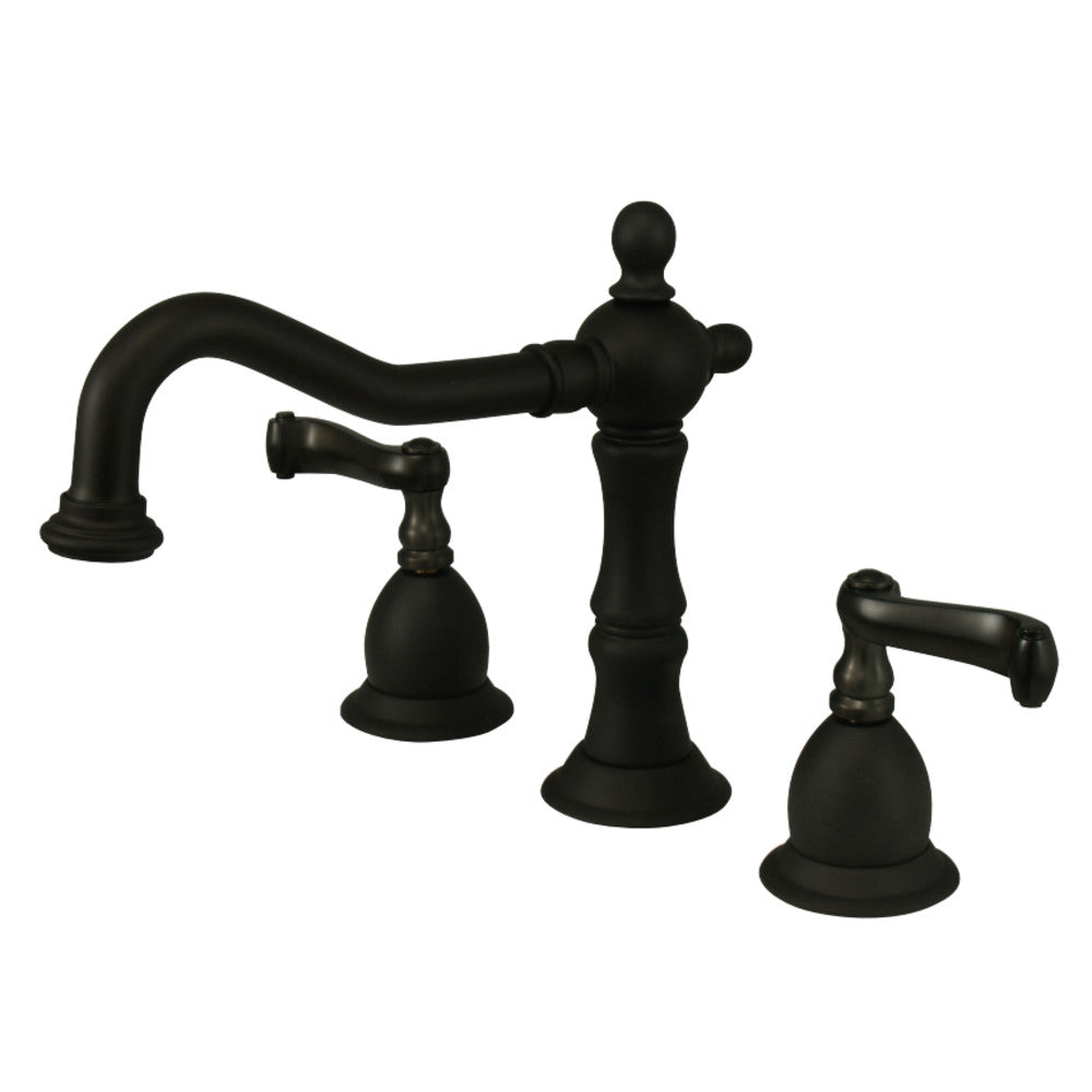 Kingston Brass KS1975FL 8 in. Widespread Bathroom Faucet, Oil Rubbed Bronze - BNGBath