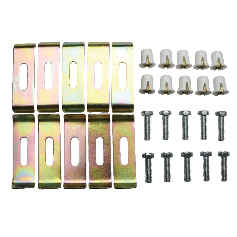 Kingston Brass KUHDWR10 10 Pieces Undermount Clip for Stainless Steel Sink - BNGBath
