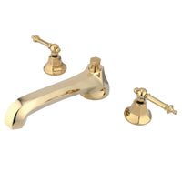 Thumbnail for Kingston Brass KS4302TL Metropolitan Roman Tub Faucet, Polished Brass - BNGBath