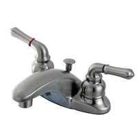 Thumbnail for Kingston Brass FB628 4 in. Centerset Bathroom Faucet, Brushed Nickel - BNGBath