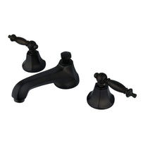 Thumbnail for Kingston Brass KS4465TL 8 in. Widespread Bathroom Faucet, Oil Rubbed Bronze - BNGBath