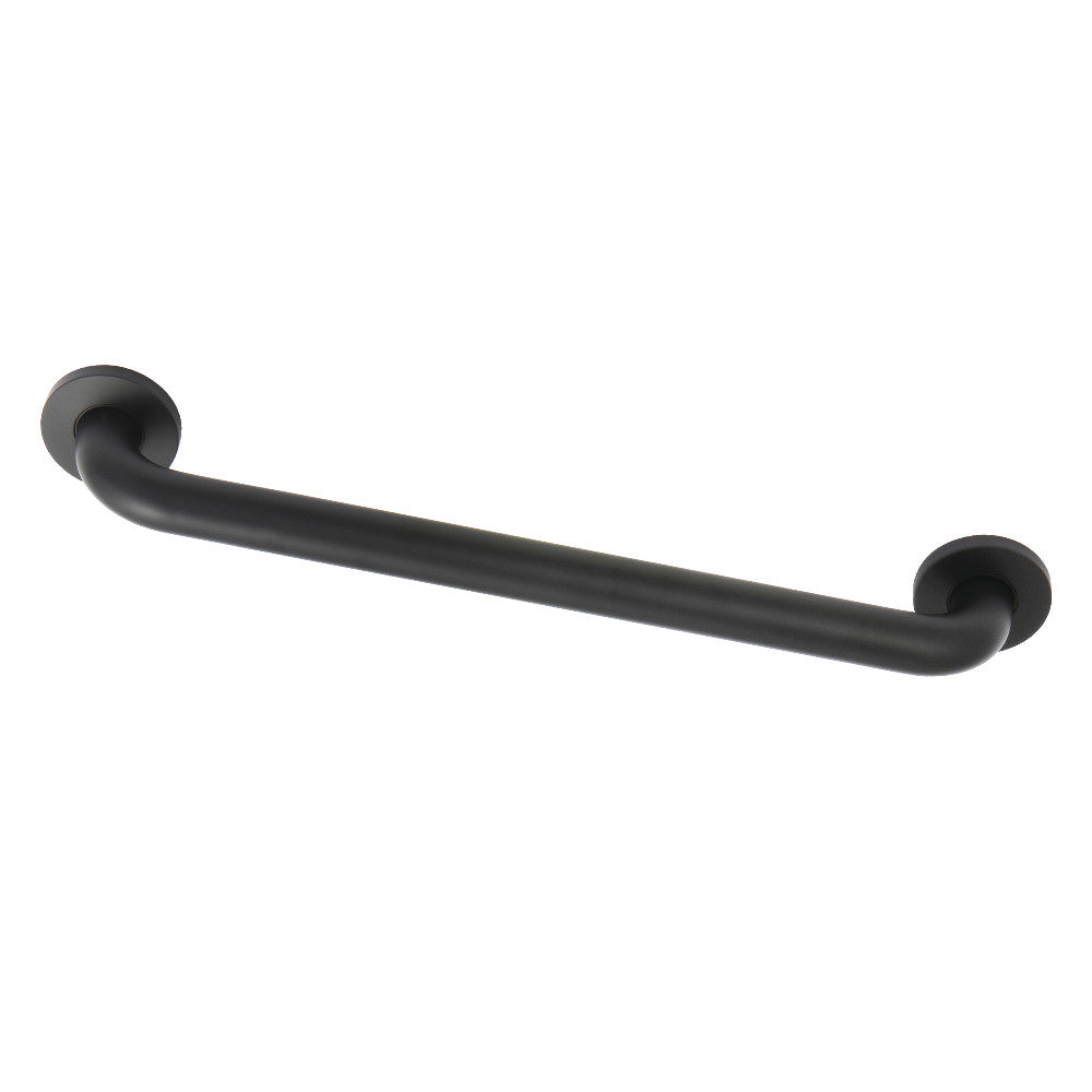 Kingston Brass DR514180 Meridian 18-Inch Decorative ADA Grab Bar, Matte Black - BNGBath