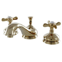 Thumbnail for Kingston Brass KS1162BEX 8 in. Widespread Bathroom Faucet, Polished Brass - BNGBath