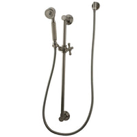 Thumbnail for Kingston Brass KAK3328W8 Made To Match Hand Shower Combo with Slide Bar, Brushed Nickel - BNGBath