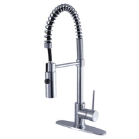 Thumbnail for Gourmetier LS8771NYL New York Single-Handle Pre-Rinse Kitchen Faucet, Polished Chrome - BNGBath