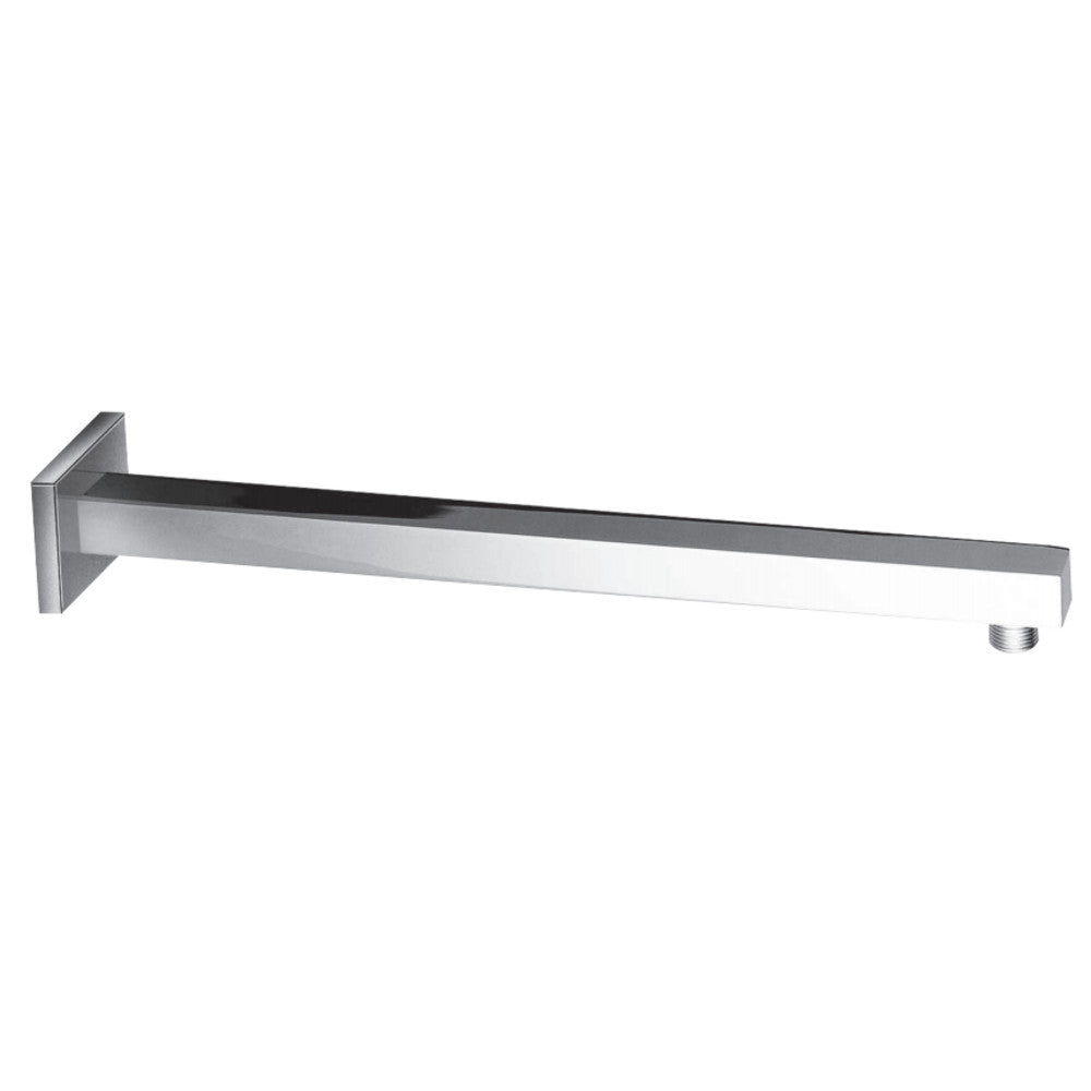 Kingston Brass K4161 Claremont 15-3/4" Square Rain Drop Shower Arm with Flange, Polished Chrome - BNGBath