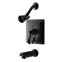 Thumbnail for Kingston Brass KB86550DFL Tub and Shower Faucet, Oil Rubbed Bronze - BNGBath