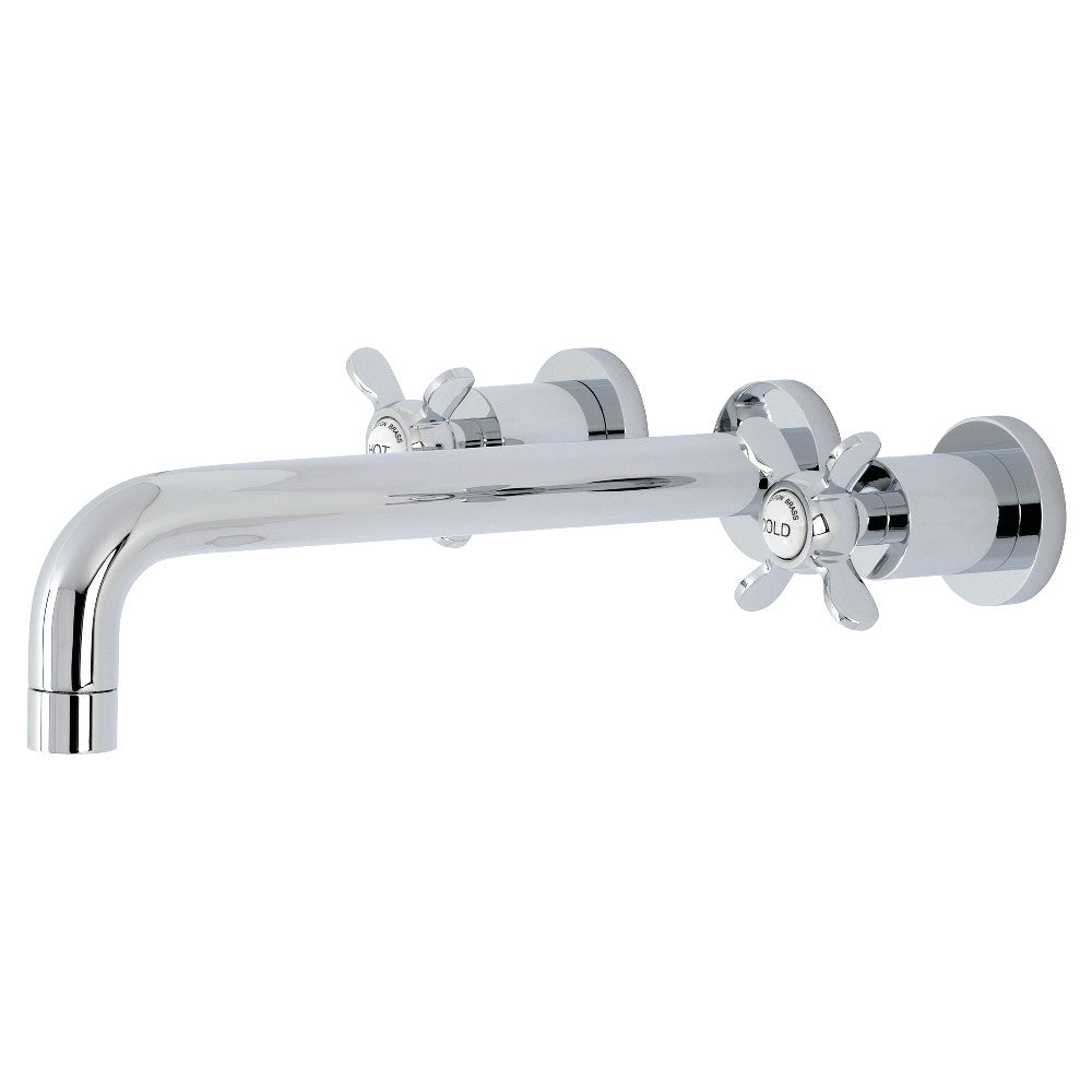 Kingston Brass KS8021BEX Essex Two-Handle Wall Mount Tub Faucet, Polished Chrome - BNGBath