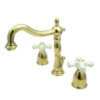 Thumbnail for Kingston Brass KS1972PX 8 in. Widespread Bathroom Faucet, Polished Brass - BNGBath