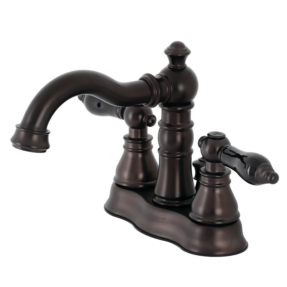 Fauceture FSC1605AKL Duchess 4 in. Centerset Bathroom Faucet with Brass Pop-Up, Oil Rubbed Bronze - BNGBath