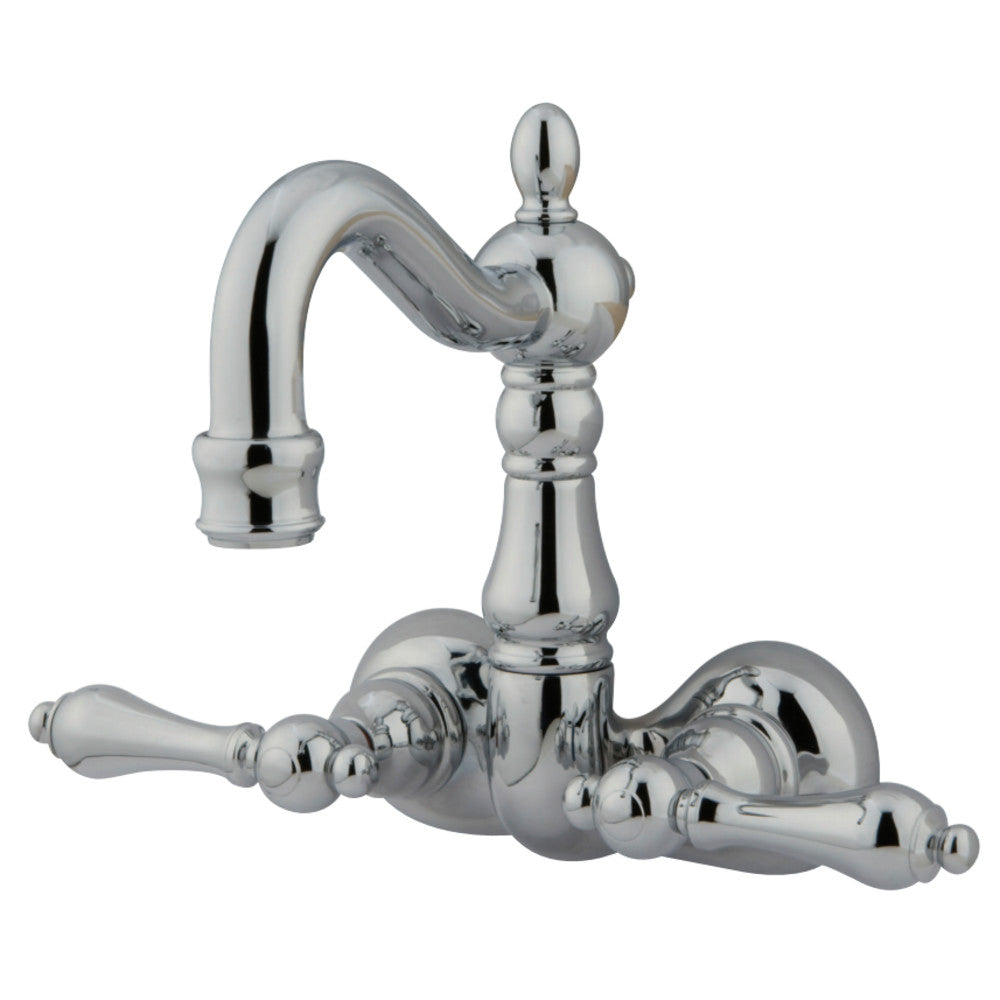 Kingston Brass CC1072T1 Vintage 3-3/8-Inch Wall Mount Tub Faucet, Polished Chrome - BNGBath