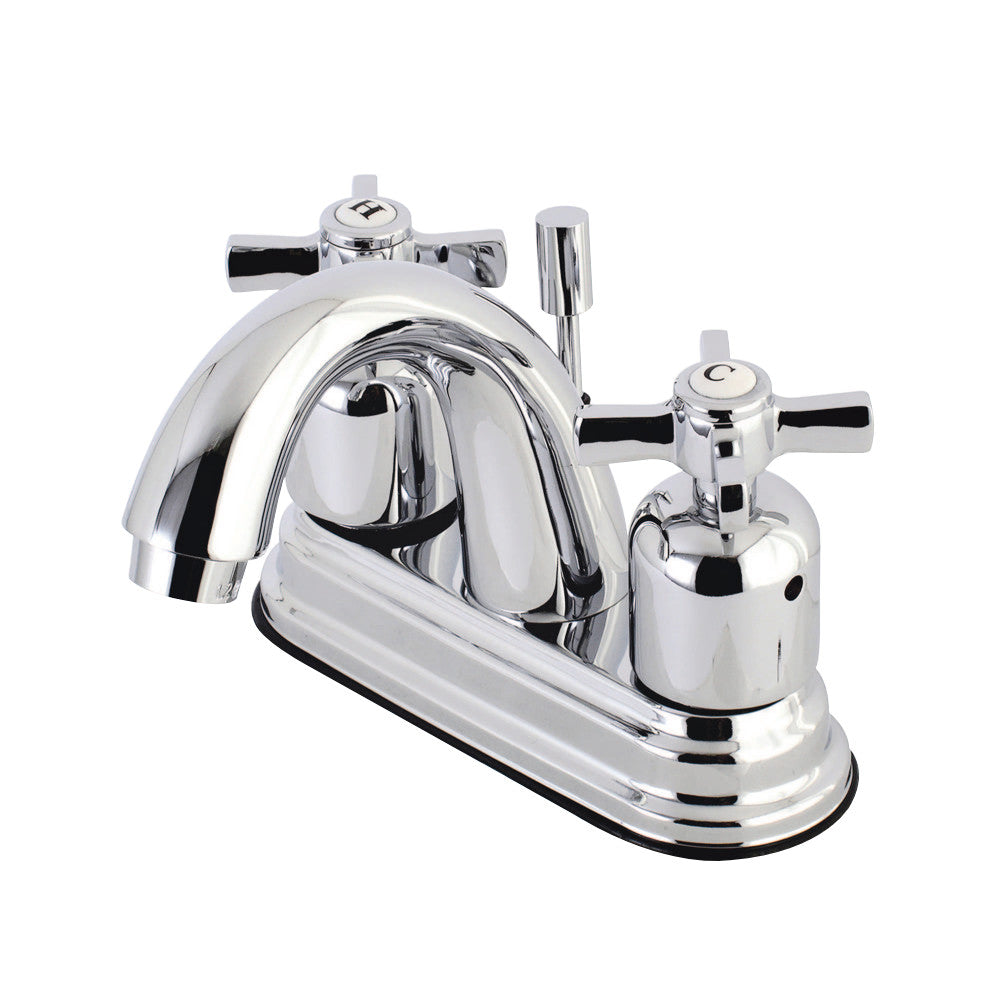 Kingston Brass KB8611ZX 4 in. Centerset Bathroom Faucet, Polished Chrome - BNGBath